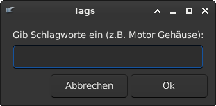 Projekt-Setup Dialog
